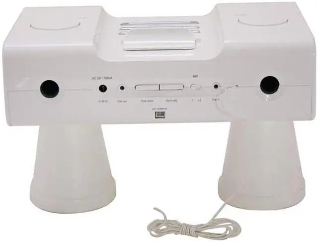 Alt view image 2 of 4 - iHome iPod Clock Radio White Model iH5W