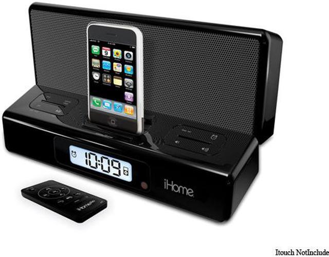 Main image of iHome - Portable Speakers w/ Alarm Clock for iPod / iPhone (iP27BR)