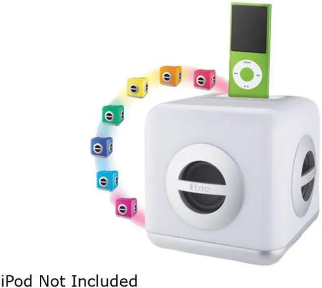 Main image of iHome LED Color Changing Stereo System with Built-in Subwoofer For iPod iH15W