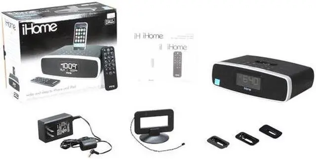 Alt view image 8 of 8 - iHome Dual Alarm Clock Radio for iPhone / iPod with AM/FM Presets                                         iP90BZ