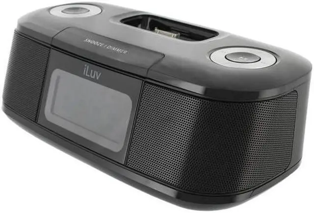 Alt view image 4 of 14 - iLuv Vibro Desktop Alarm Clock with Bed Shaker for iPod                                                        iMM153BLK