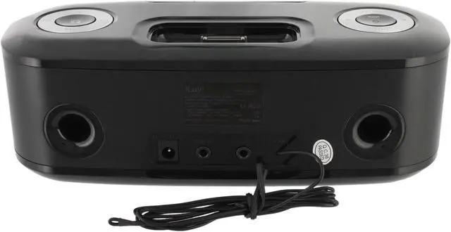 Alt view image 7 of 14 - iLuv Vibro Desktop Alarm Clock with Bed Shaker for iPod                                                        iMM153BLK