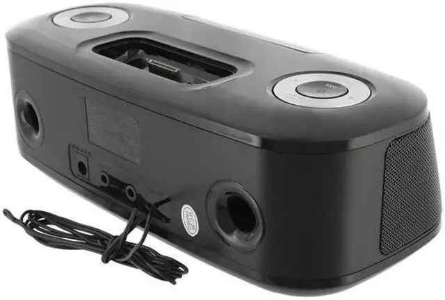 Alt view image 8 of 14 - iLuv Vibro Desktop Alarm Clock with Bed Shaker for iPod                                                        iMM153BLK