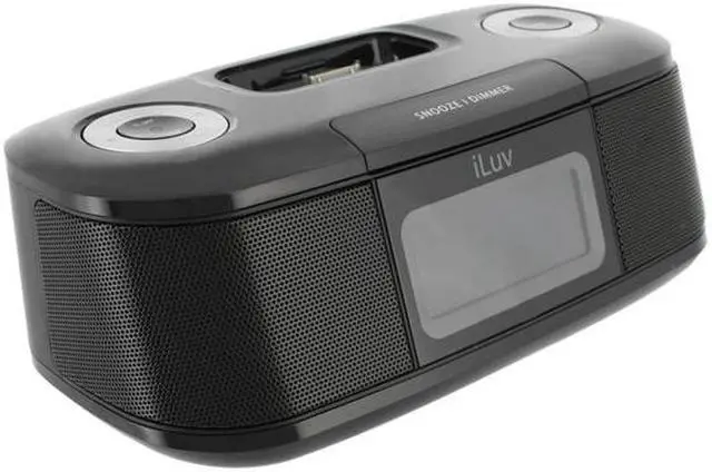 Alt view image 10 of 14 - iLuv Vibro Desktop Alarm Clock with Bed Shaker for iPod                                                        iMM153BLK