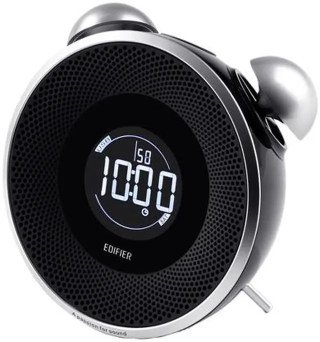 Main image of Tick Tock Bluetooth Alarm Clock MF240BT - Black