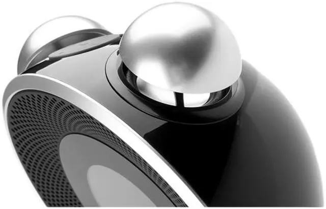 Alt view image 3 of 4 - Tick Tock Bluetooth Alarm Clock MF240BT - Black