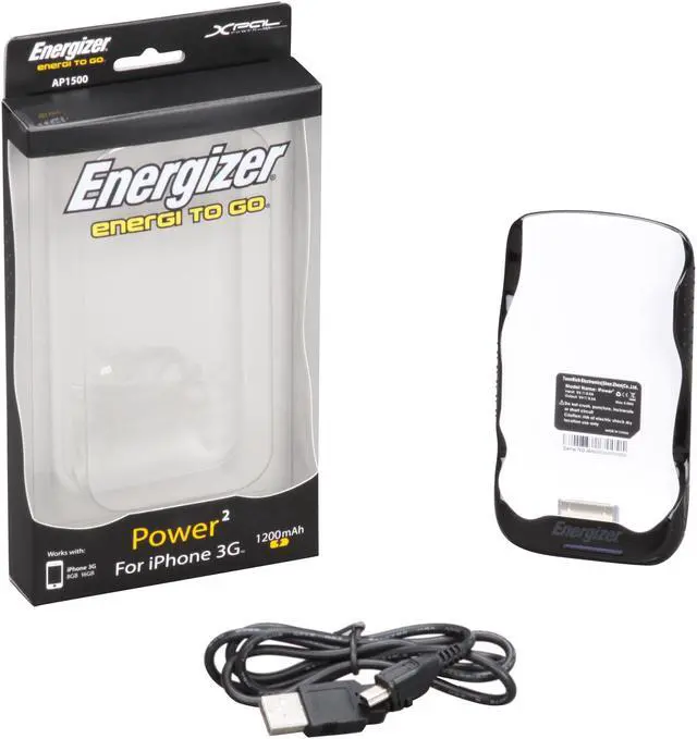 Alt view image 9 of 17 - Energizer - Protective Case w/ Built-in Battery for iPhone (AP1500)