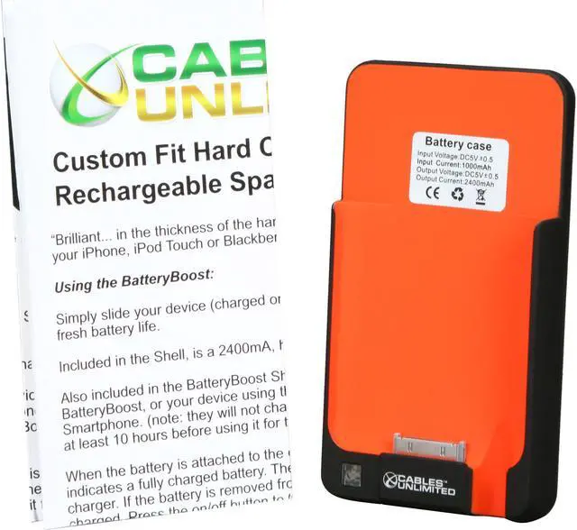 Alt view image 6 of 6 - Cables Unlimited BatteryBoost for iPod Touch 2nd & 3rd Gen BAT-9100