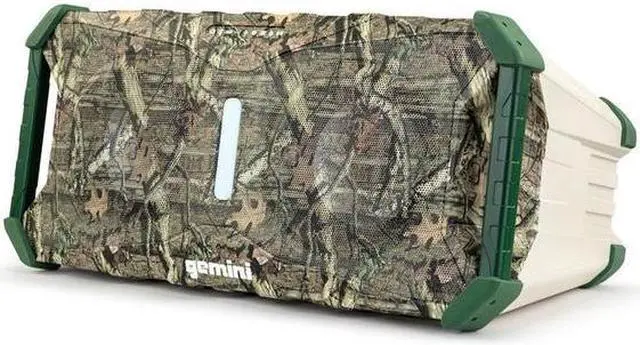 Alt view image 5 of 8 - Gemini Soundsplash Portable Waterproof Wireless Bluetooth Speaker W/ Multi-Colored LED Light Show - Mossy Oak