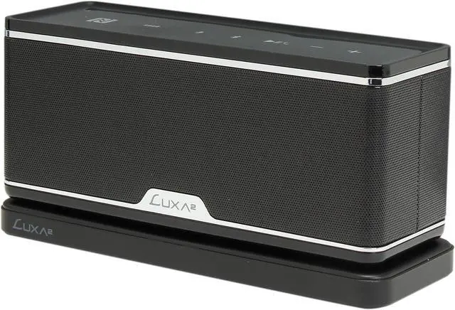 Alt view image 6 of 7 - Luxa2 GroovyW Bluetooth Speaker with Wireless Charging Station and APP - AD-SPK-PCXCBK-00