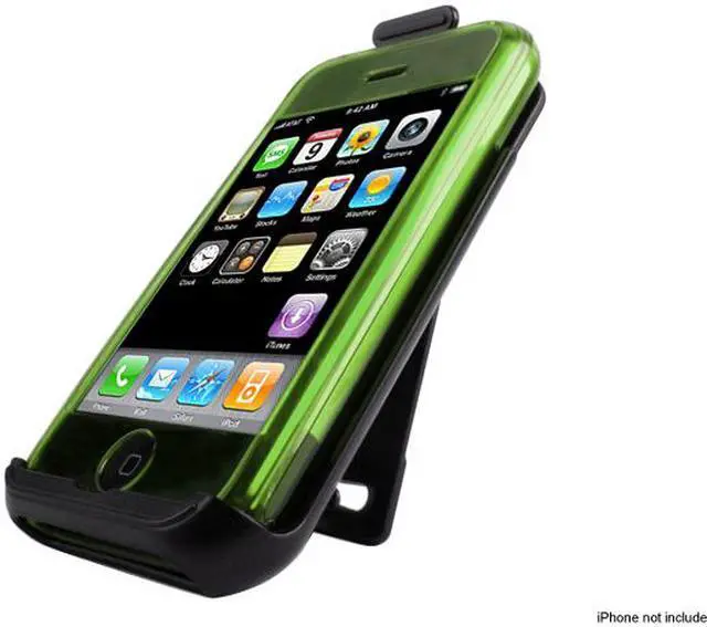 Main image of Speck SeeThru Green Sleek Hard Shell Case & Holster For iPhone Model IPH-GRN-SEE