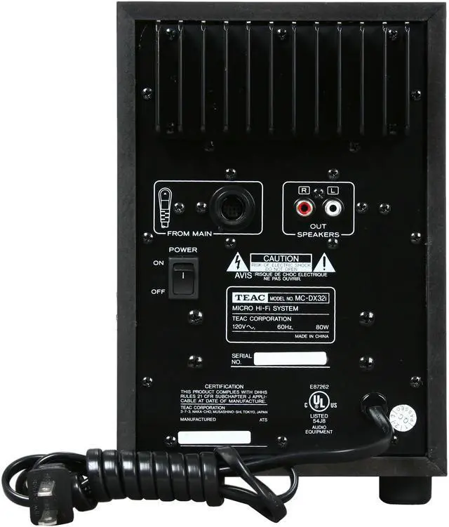 Alt view image 10 of 16 - TEAC Ultra Thin Hi-Fi System w/iPod Dock RBMC-DX32I