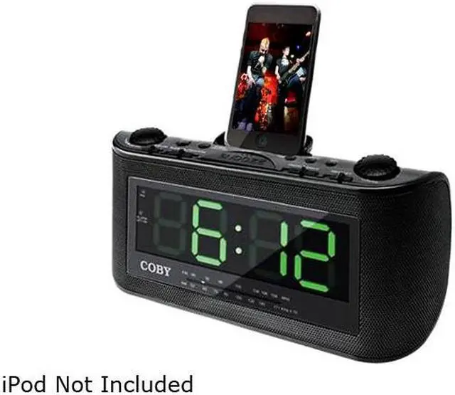 Main image of COBY Alarm Clock/Radio For iPod CSMP120
