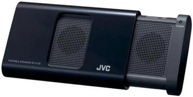 Alt view image 3 of 3 - JVC Portable Speaker System (Black) SP-A130B