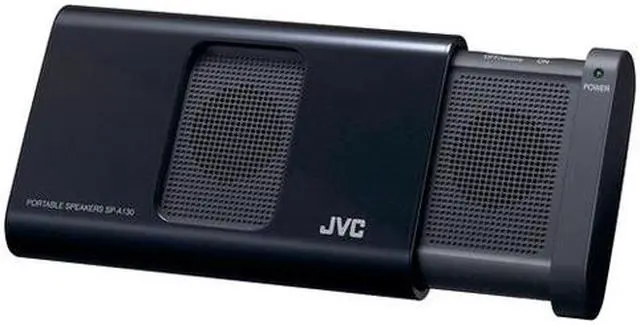 Alt view image 2 of 3 - JVC Portable Speaker System (Black) SP-A130B