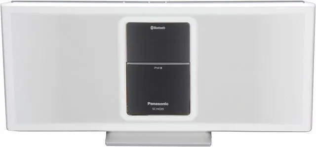 Alt view image 2 of 8 - Panasonic SC-HC05 Bluetooth iPod Speakers Dock. White
