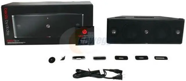 Alt view image 6 of 6 - Beats by Dr. Dre Beatbox Portable iPhone and iPod Dock - Black BT SP BBWIRE BLK