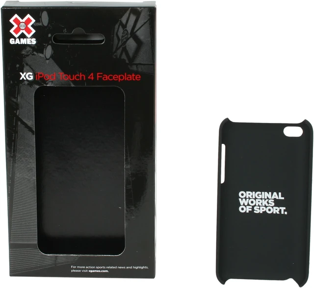Alt view image 8 of 8 - X Games Protective Case for iPod Touch 4th Gen - Platinum Black