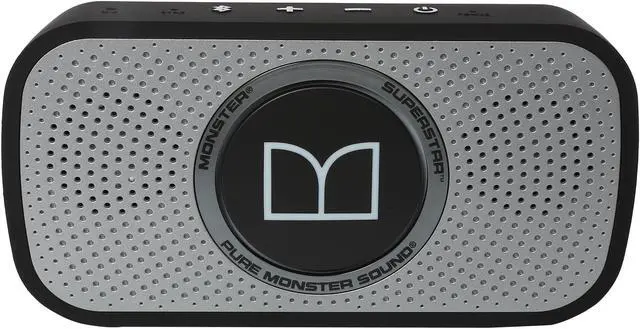 Alt view image 2 of 6 - Monster Cable MSP SPSTR BT BK GY WW** Superstar Bluetooth Speaker