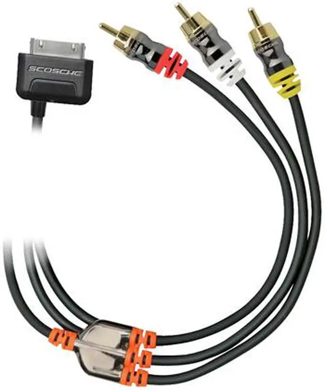 Main image of Scosche sneakPEEK iPod to Composite Audio / Video cables IPAV