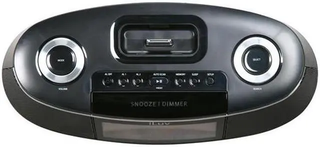 Alt view image 7 of 8 - iLuv Dual Alarm Clock with iPhone/iPod Dock iMM178
