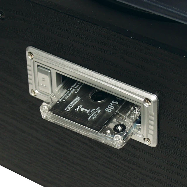 Alt view image 4 of 5 - Jensen JTA-475 3-Speed Stereo Turntable with CD System, Cassette and AM/FM Stereo Radio