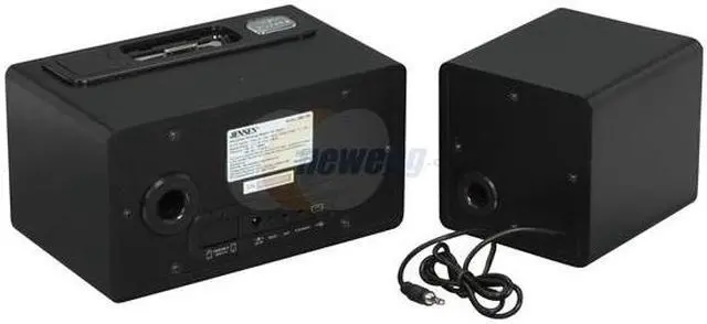 JENSEN Docking Digital Music System for iPod Black JIMS-185-BK