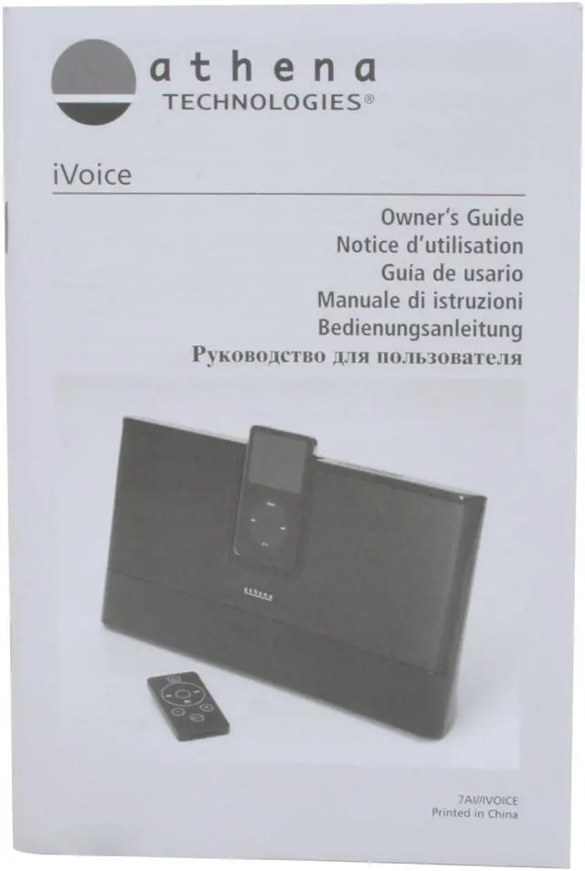 Alt view image 10 of 11 - athena Direct Radiating iPod Dock Sound System Model iVoice