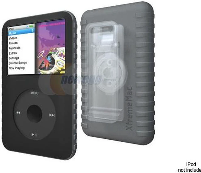XtremeMac TuffWrap Plus Black/Gray Durable silicone case for iPod