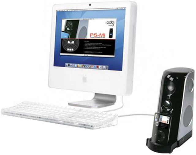Alt view image 5 of 7 - Kentech Labs PS-Mi Full Version iPod Dock Personal Audio Speaker w/ Carrying Case