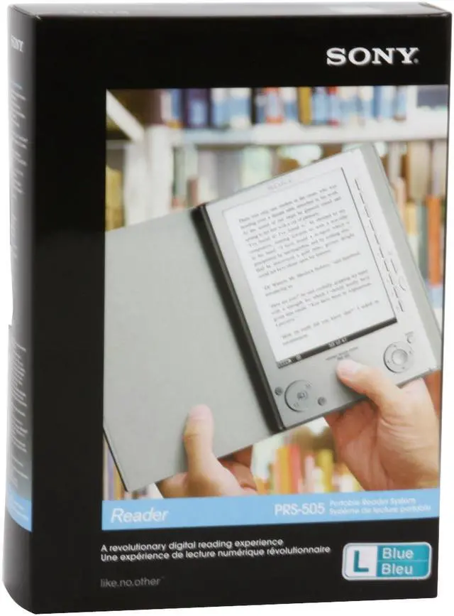 Alt view image 9 of 9 - SONY Reader Digital Book - Dark Blue PRS-505/LC