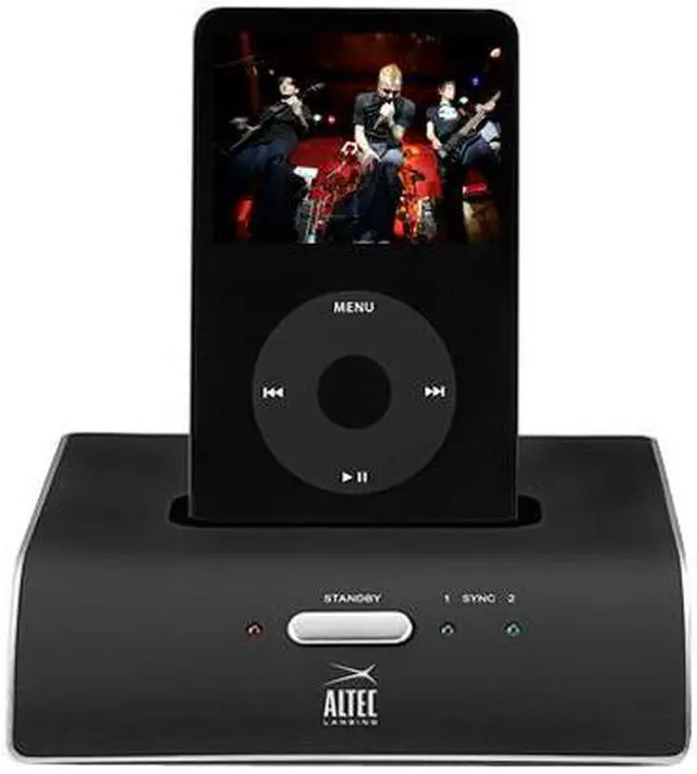 Alt view image 6 of 7 - Altec Lansing M812 Transmitter dock connects with speaker wirelessly