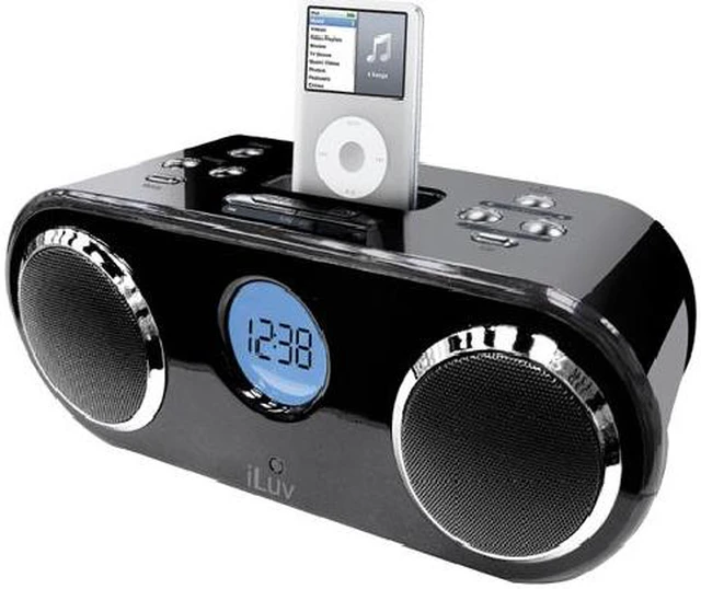 iLuv - Stereo Audio iPod dock and AM/FM, Dual Alarm Clock System