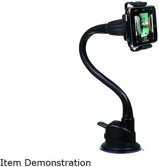 Alt view image 3 of 9 - Macally mGrip Suction Cup Holder for iPod / iPhone and Portable Players, Black