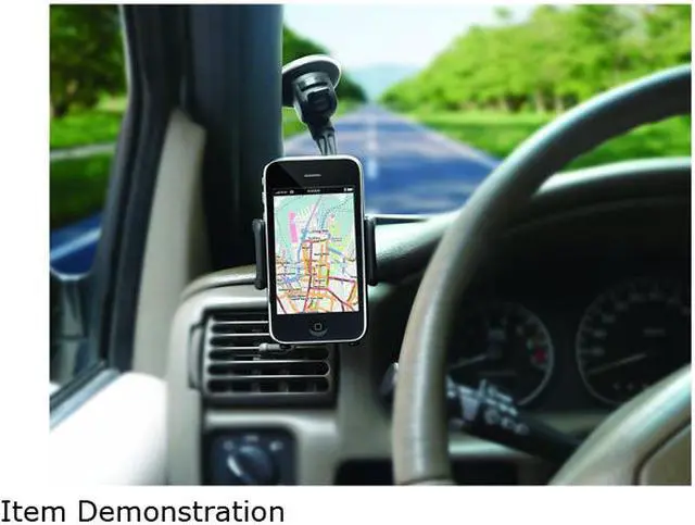 Alt view image 5 of 9 - Macally mGrip Suction Cup Holder for iPod / iPhone and Portable Players, Black