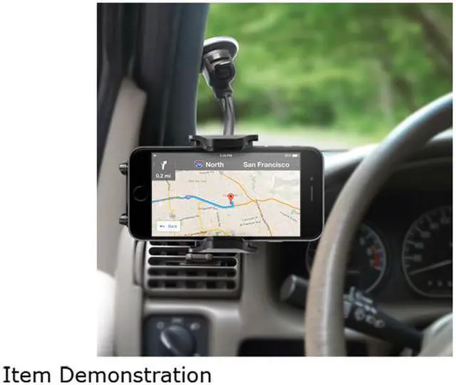Alt view image 7 of 9 - Macally mGrip Suction Cup Holder for iPod / iPhone and Portable Players, Black