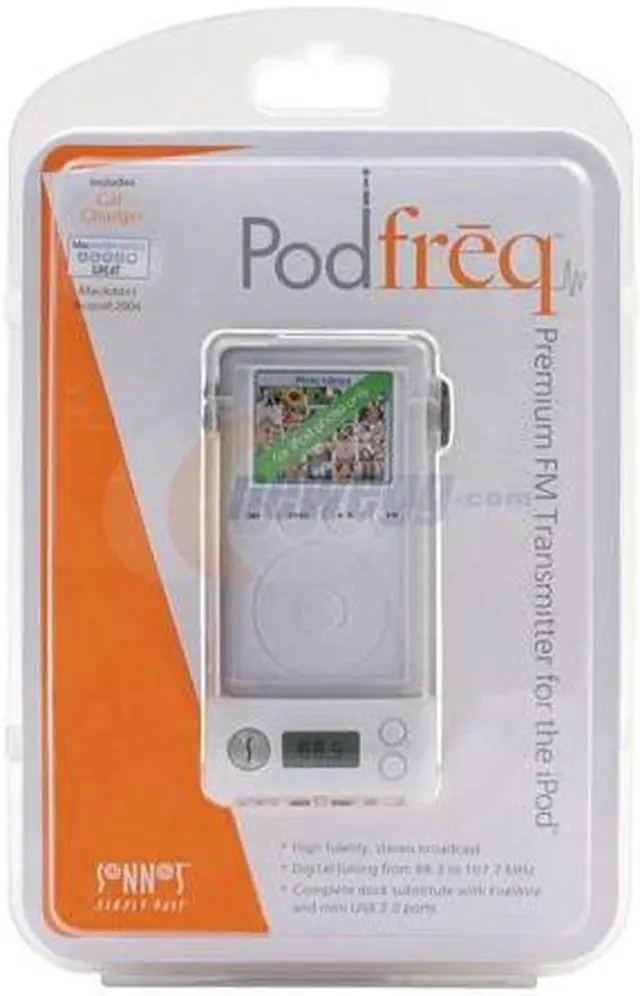 Alt view image 2 of 2 - SoNNeT Podfreq Premium FM Transmitter and Dock for iPod Model FMT-IPOD-PH
