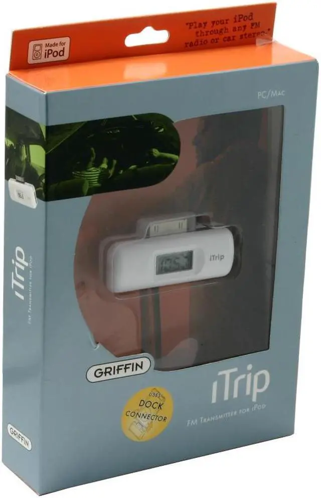 Alt view image 6 of 6 - GRIFFIN iTrip FM Transmitter with Dock Connector for iPod Model 9500-TRIPDA-2