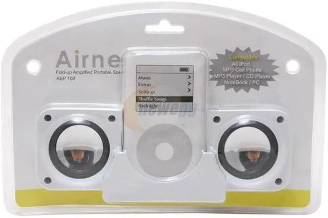 Alt view image 5 of 5 - Airnet ASP100 2 watts 2.0 Portable Speaker for iPod
