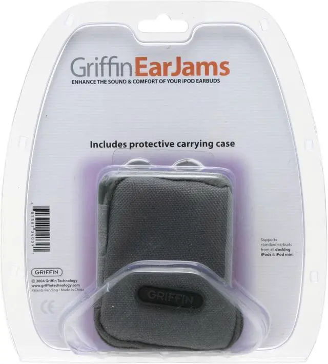 Alt view image 4 of 4 - GRIFFIN EarJams for iPod Earbuds w/ Carrying Case Included Model 4039-EJAM