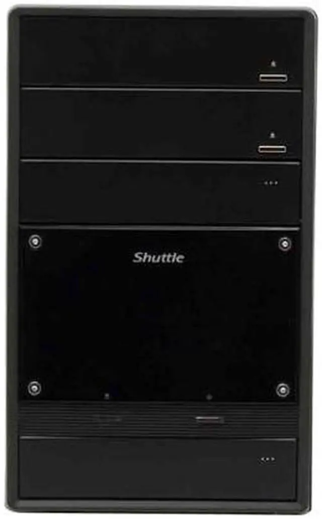 Alt view image 3 of 11 - Shuttle XPC SS31T Intel Socket T(LGA775) SiS 662 NanoBTX Form Factor Barebone