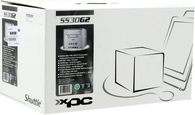 Alt view image 14 of 14 - Shuttle XPC SS30G2 Intel Socket T(LGA775) SiS 662 Barebone