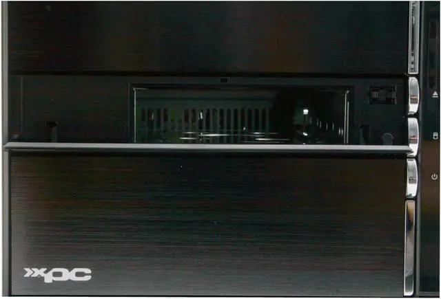 Alt view image 5 of 14 - Shuttle SD37-P2-BK-V2 Intel Socket T(LGA775) Intel 975X Black Barebone