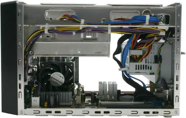 Alt view image 6 of 14 - Shuttle SD37-P2-BK-V2 Intel Socket T(LGA775) Intel 975X Black Barebone