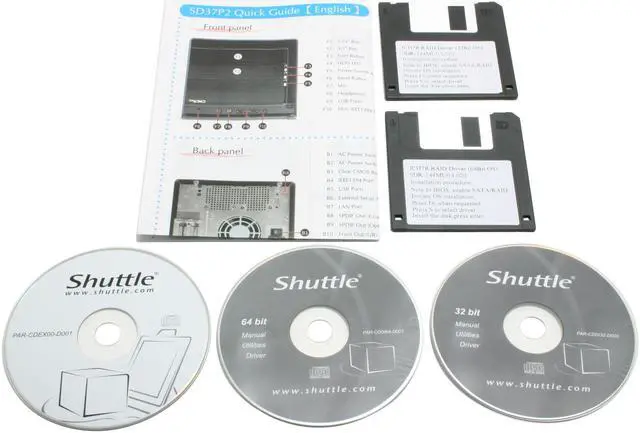 Alt view image 12 of 14 - Shuttle SD37-P2-BK-V2 Intel Socket T(LGA775) Intel 975X Black Barebone