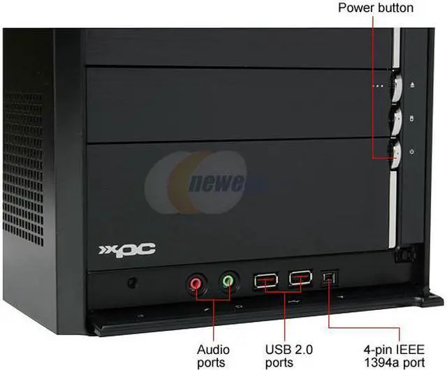 Alt view image 4 of 13 - Shuttle SD39P2 Intel Socket T(LGA775) Intel 975X Barebone