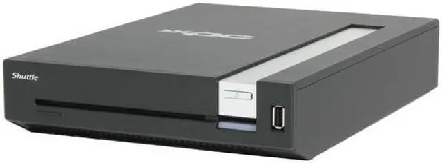 Alt view image 2 of 10 - Shuttle SD02XC Intel 945GM Mini / Booksize Barebone System