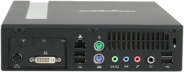 Alt view image 5 of 10 - Shuttle SD02XC Intel 945GM Mini / Booksize Barebone System