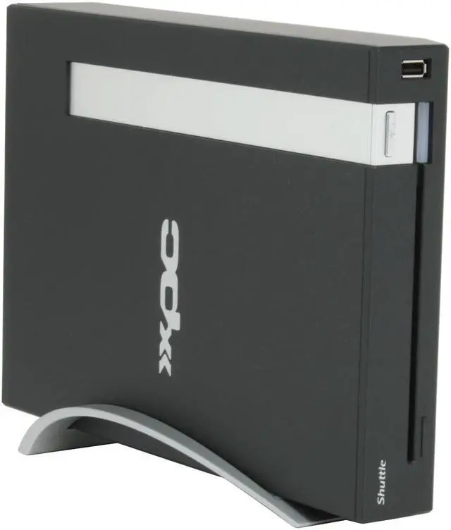 Alt view image 7 of 10 - Shuttle SD02XC Intel 945GM Mini / Booksize Barebone System