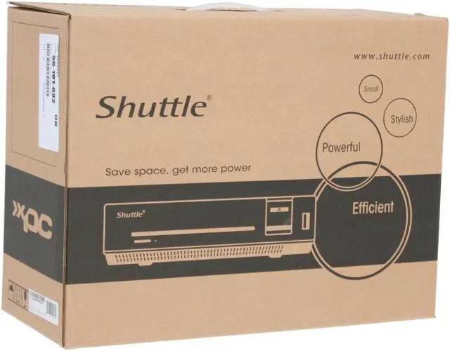 Alt view image 10 of 10 - Shuttle SD02XC Intel 945GM Mini / Booksize Barebone System